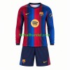 Barn Fotballdrakter FC Barcelona Hjemme 2026-27 Langermet